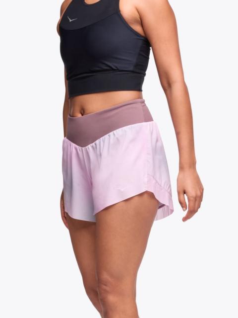 HOKA Women's Glide 4" Short in Run Print