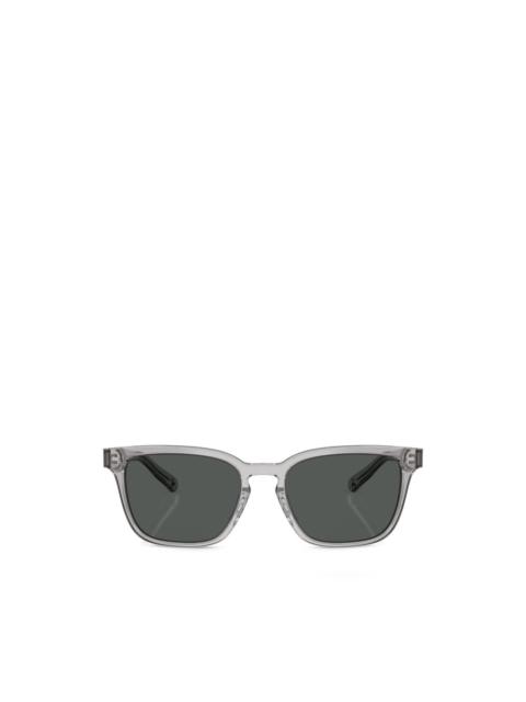 Brooks Brothers rectangle-frame sunglasses