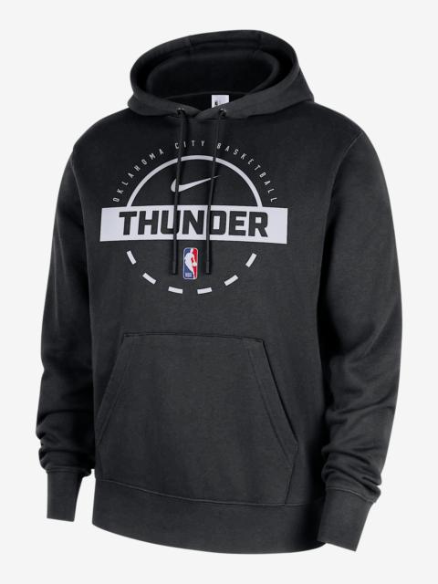 Nike Oklahoma City Thunder Club Men's Nike NBA Practice Pullover Hoodie