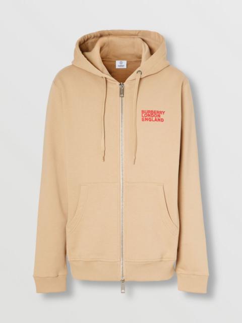 Burberry Love Print Cotton Hooded Top