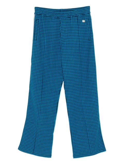 houndstooth track trousers