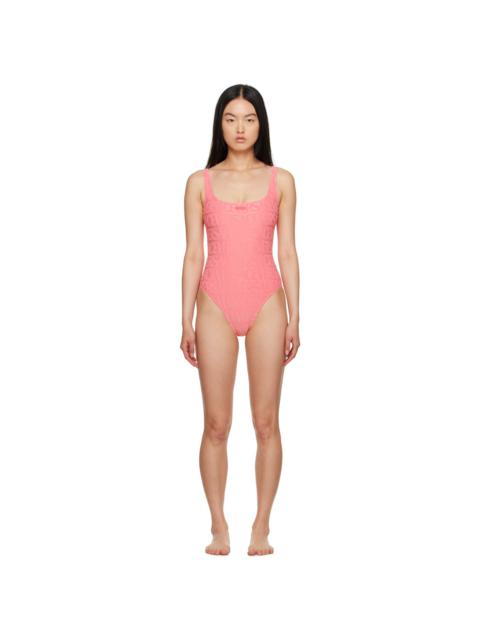 Pink Dua Lipa Edition One-Piece Swimsuit