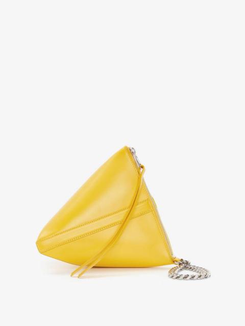 Alexander McQueen The Curve Pouch in New Pop Yellow