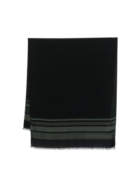 EMPORIO ARMANI logo-jacquard scarf