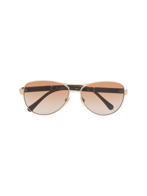 Burberry check print sunglasses