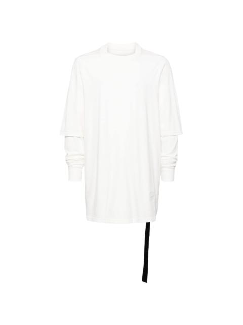 layered cotton T-shirt