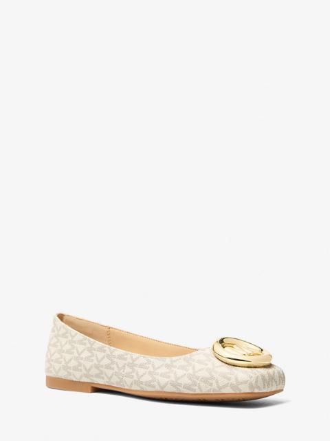MICHAEL KORS Milan Signature Logo Ballet Flat
