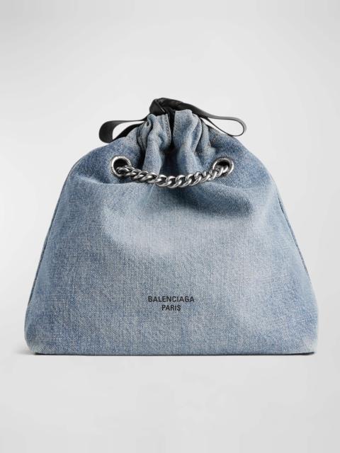 Crush Small Denim Tote Bag