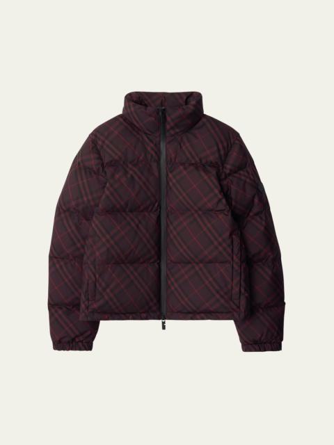 Burberry Ambleside Check Puffer Jacket