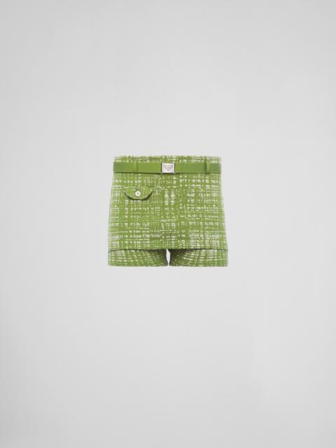 Prada Jacquard knit shorts
