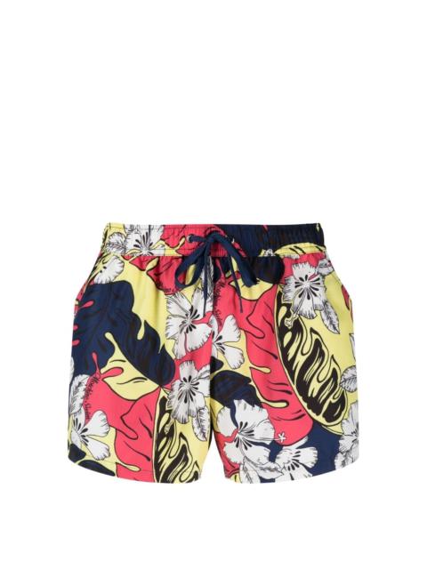 Moschino floral-print swim shorts