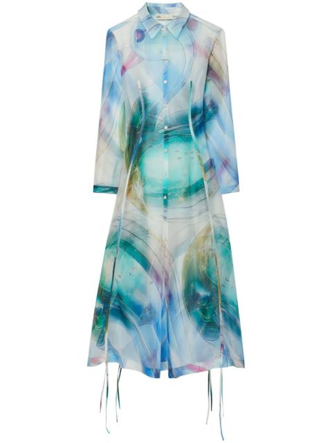 TORY BURCH silk organza dress