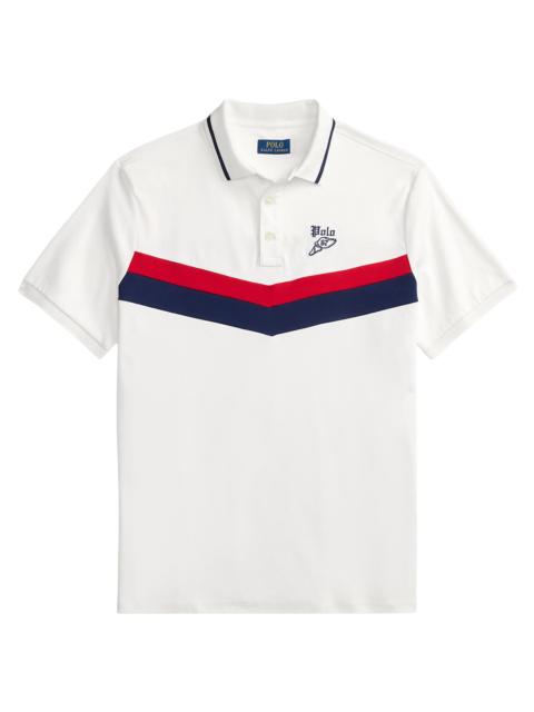 Polo Ralph Lauren Men's Logo Striped Cotton Polo Shirt - White