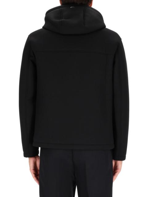 Herno Herno Three-Layer Water-Repellent Viscose Jacket — Black