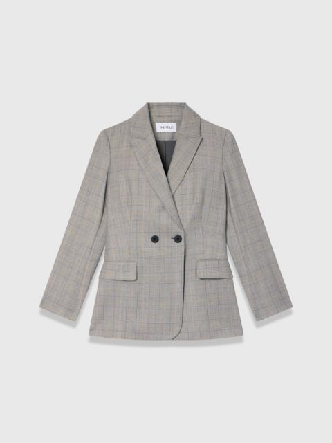 THE FOLD Knighton Wool Prince Of Wales Jacket