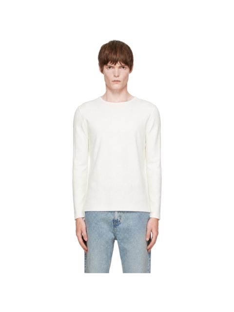 SECOND/LAYER White Zero Thermal Long Sleeve T-shirt