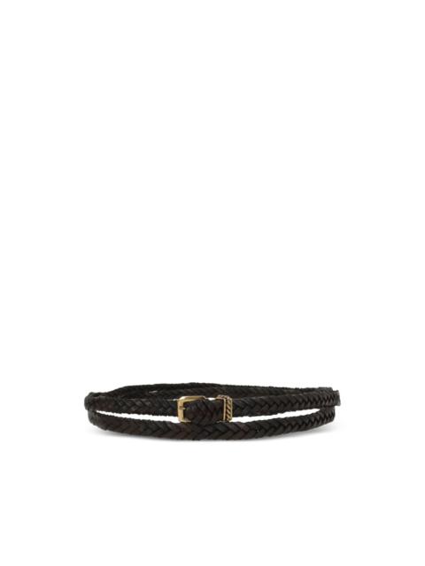 Etro braided buckled belt