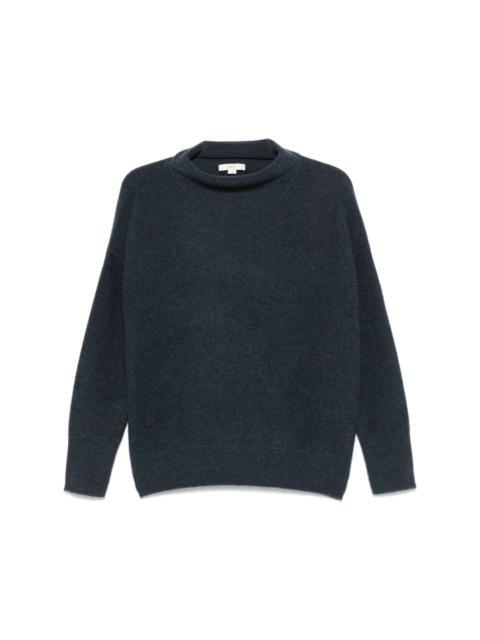 cashmere funnel-neck sweater