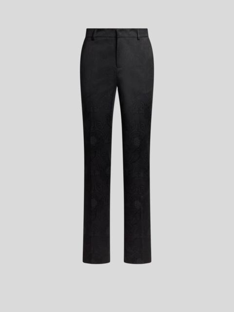 Etro COTTON-BLEND JACQUARD TROUSERS WITH DAMASK MOTIF
