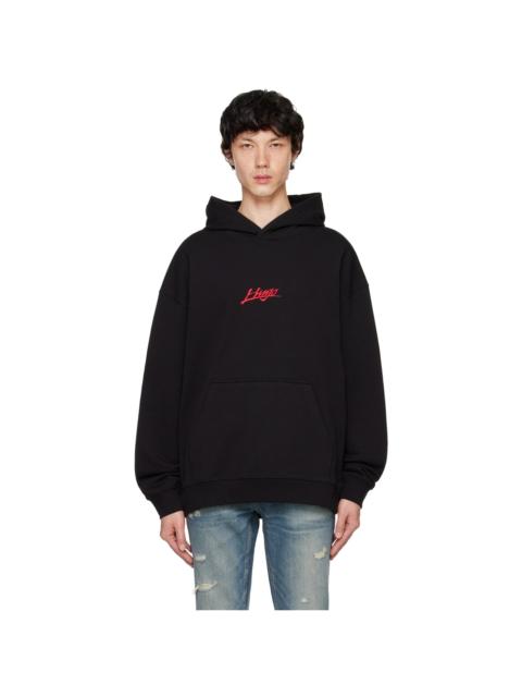 HUGO Black Relaxed-Fit Hoodie
