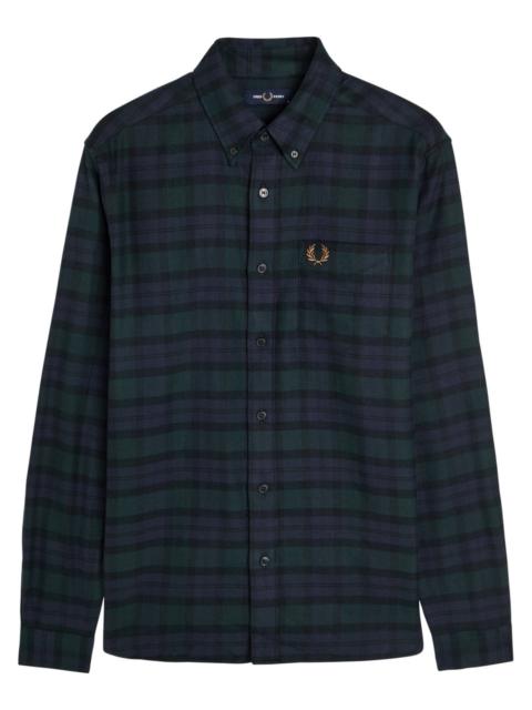 Fred Perry Fred Perry Blackwatch Tartan Flannel Shirt