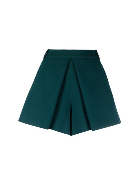 ALEXANDRE VAUTHIER tailored pleated high-waisted shorts