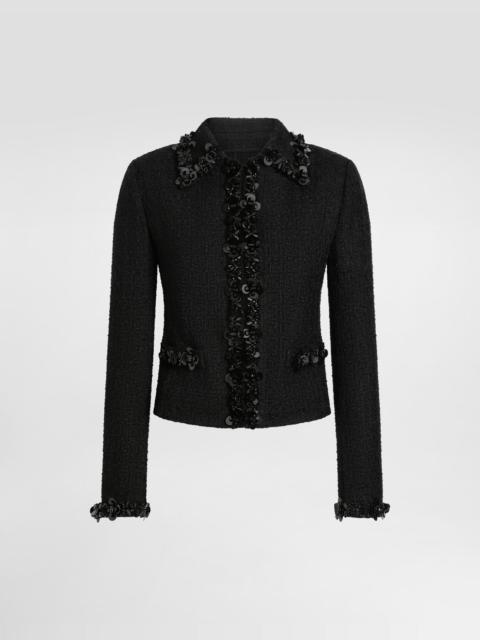 Dolce & Gabbana Short jacket in stretch mat