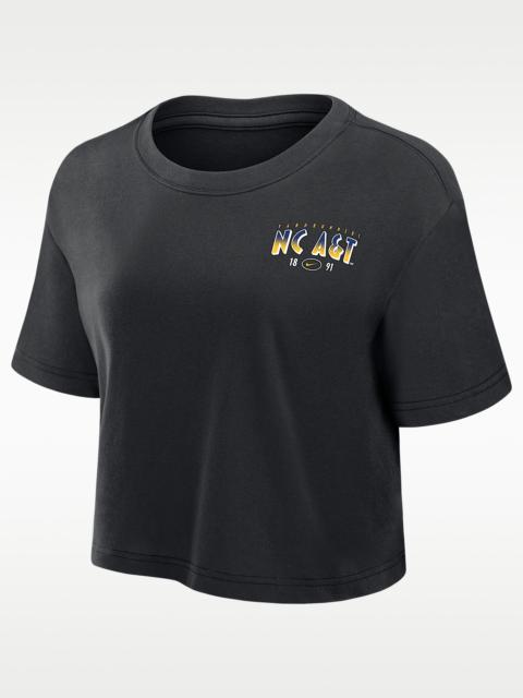 Nike Nike College (North Carolina A&T University) Women's Dri-FIT Cropped T-Shirt