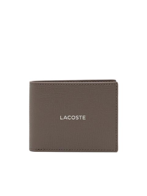 LACOSTE small logo-debossed billfold