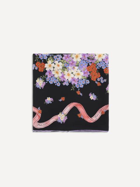 Dolce & Gabbana Silk Scarf with floral print