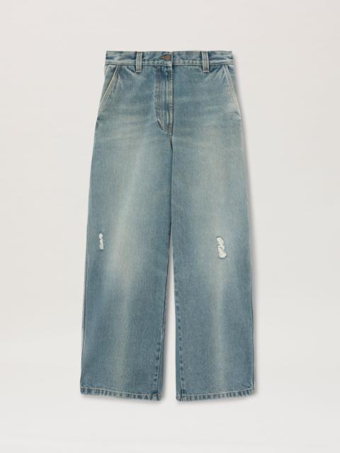 Palm Angels Paris Wide Denim Pants