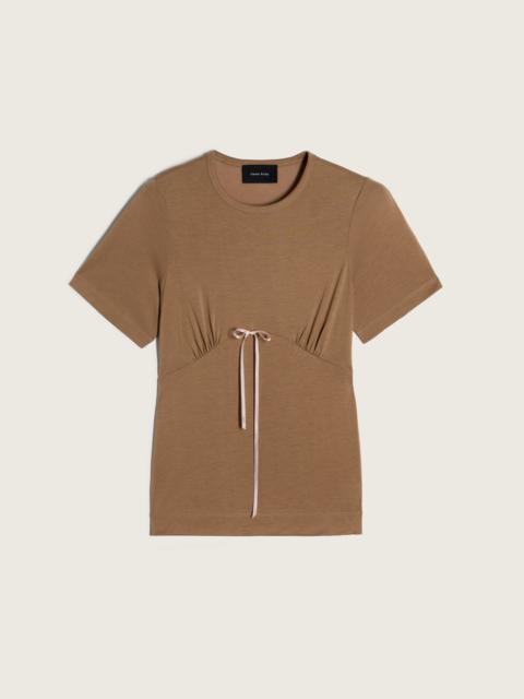 Simone Rocha Gathered Bust Bow T-Shirt