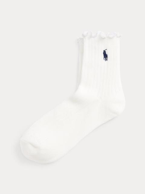 Polo Ralph Lauren Ruffled-Cuff Ankle Socks