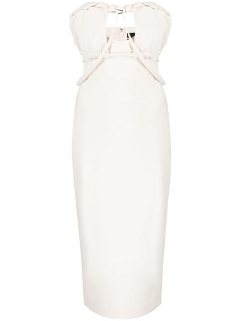 JACQUEMUS tailored strapless dress