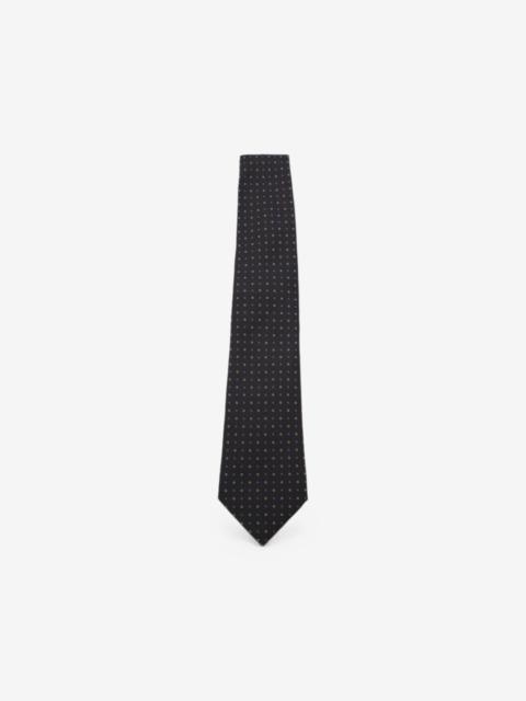 Canali geometric-pattern silk tie