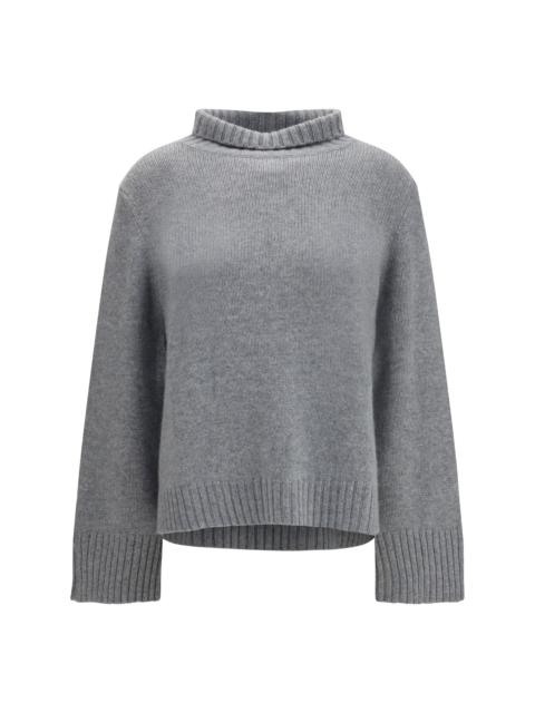 Allude Allude Cashmere Turtleneck Sweater — Gray