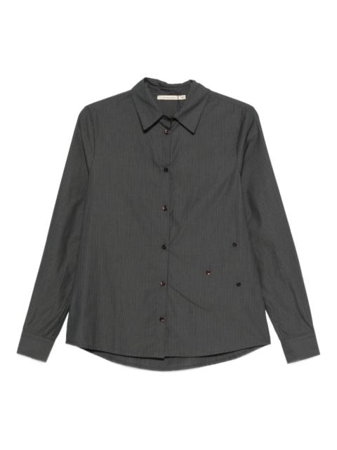 Donald button striped shirt