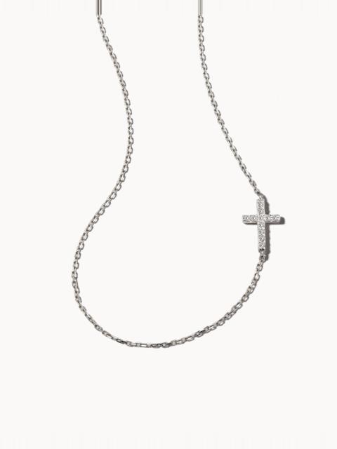 KENDRA SCOTT Cross Strand Necklace in 14k White Gold