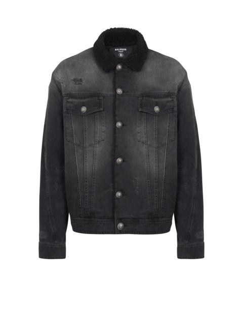 Balmain Faded denim jacket