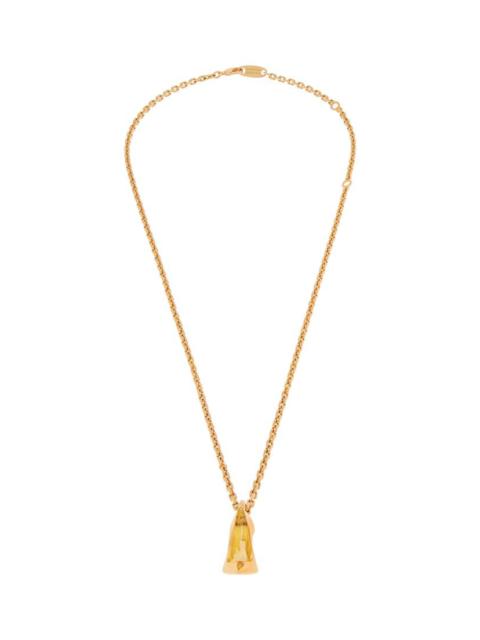 Women's Keyholder Thin Honey Necklace  in Gold