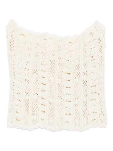 Oscar de la Renta knitted tank top