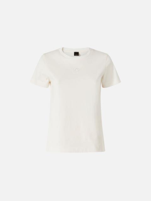 PINKO T-SHIRT WITH LOVE BIRDS LOGO