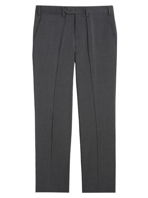 Flat Front Wool Pants