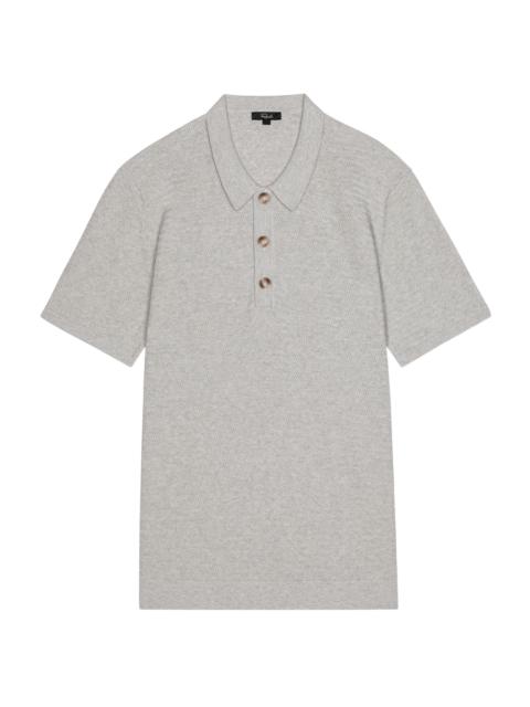 Rails Men's Nathan Textured Cotton-Cashmere Shirt - Heather Grey