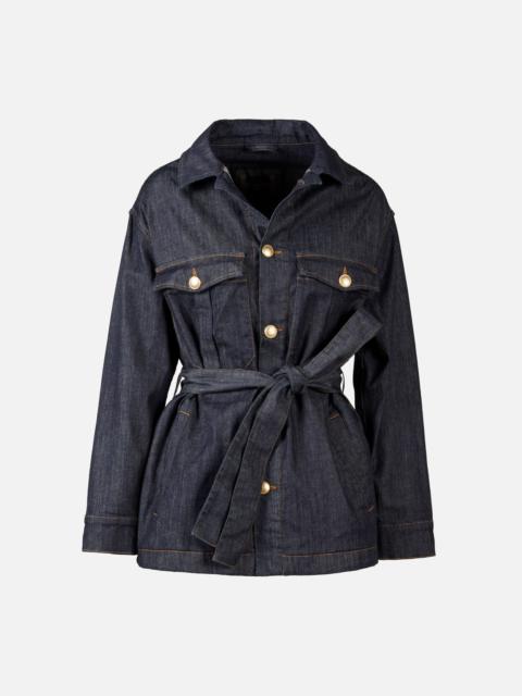 HOGAN Safari Jacket in Denim Blue