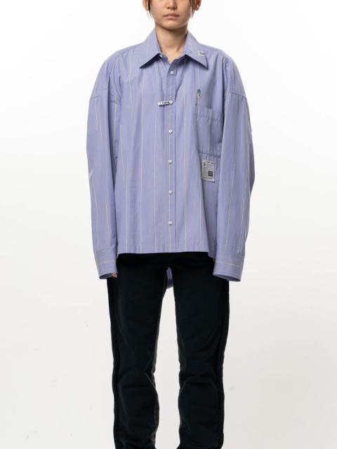 Maison MIHARAYASUHIRO Leon Embroidery Stripe Shirt
