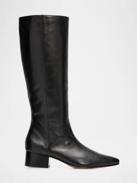 Vince Adan 40MM Leather Knee-High Boots