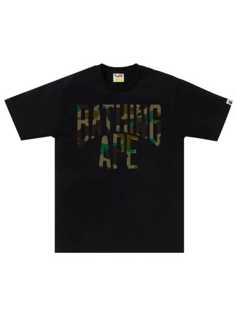 A BATHING APE® BAPE 1st Camo Nyc Logo Tee 'Black'