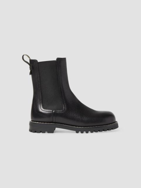 FENDI Women's Commando Leather Chelsea Boots - Nero
