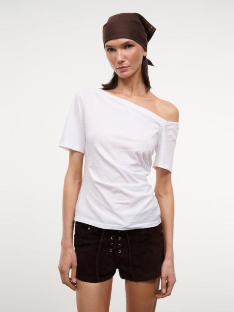 STAUD STAUD CARINE TOP WHITE